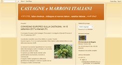 Desktop Screenshot of castagneitaliane.blogspot.com