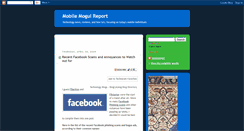 Desktop Screenshot of mobilemogulreport.blogspot.com