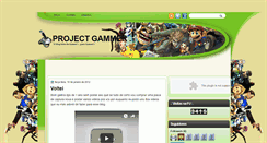 Desktop Screenshot of projectgammer.blogspot.com