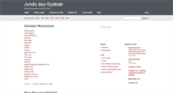 Desktop Screenshot of jundusyabab-link.blogspot.com