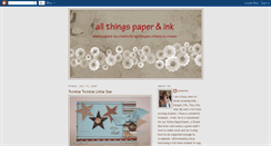 Desktop Screenshot of allthingspaperandink.blogspot.com