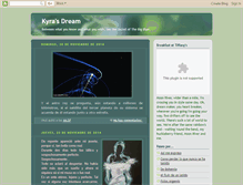Tablet Screenshot of kyrasdream.blogspot.com
