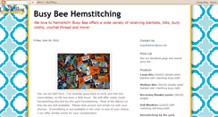 Desktop Screenshot of busybeehemstitching.blogspot.com