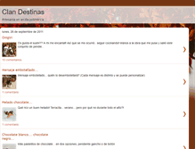 Tablet Screenshot of clandestinasdestinadas.blogspot.com