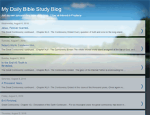 Tablet Screenshot of mydailybiblestudyblog.blogspot.com