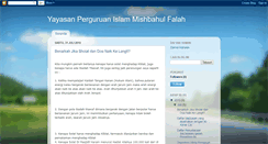 Desktop Screenshot of mishbahul-falah-klayusiwalan.blogspot.com