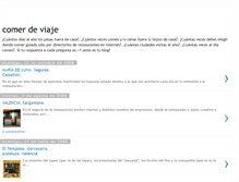 Tablet Screenshot of comerdeviaje.blogspot.com
