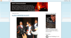 Desktop Screenshot of jyoticommunication.blogspot.com