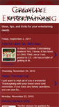 Mobile Screenshot of creativeentertaining.blogspot.com