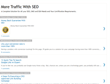 Tablet Screenshot of moretrafficwithseo.blogspot.com