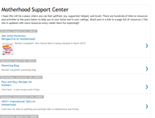 Tablet Screenshot of motherhoodsupportcenter.blogspot.com