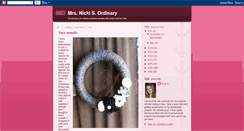 Desktop Screenshot of nickisordinary.blogspot.com