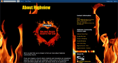 Desktop Screenshot of abouthighviewcommunitychurch.blogspot.com