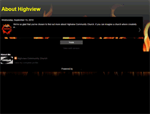 Tablet Screenshot of abouthighviewcommunitychurch.blogspot.com