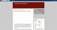 Desktop Screenshot of catnipnaps.blogspot.com