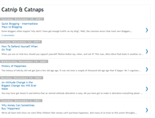 Tablet Screenshot of catnipnaps.blogspot.com
