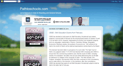 Desktop Screenshot of pathtoschools.blogspot.com