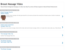 Tablet Screenshot of breastmassagevideoz.blogspot.com