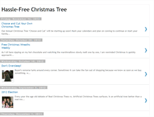 Tablet Screenshot of hasslefreechristmastree.blogspot.com