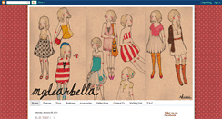 Desktop Screenshot of mydearbella.blogspot.com