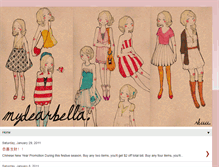 Tablet Screenshot of mydearbella.blogspot.com