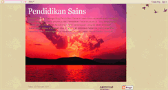 Desktop Screenshot of pendidikansains.blogspot.com