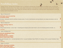 Tablet Screenshot of pendidikansains.blogspot.com