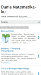 Mobile Screenshot of matematika-ku.blogspot.com