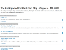 Tablet Screenshot of collingwood-fc.blogspot.com