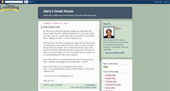 Desktop Screenshot of marysgreathouse.blogspot.com