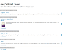 Tablet Screenshot of marysgreathouse.blogspot.com