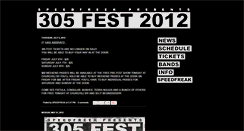 Desktop Screenshot of 305-fest.blogspot.com