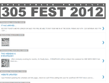 Tablet Screenshot of 305-fest.blogspot.com