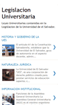 Mobile Screenshot of legislacionuniversitaria.blogspot.com