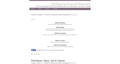 Desktop Screenshot of lembayungsenjaphotography.blogspot.com
