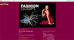 Desktop Screenshot of fashiongoss.blogspot.com