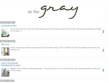Tablet Screenshot of in-the-gray.blogspot.com