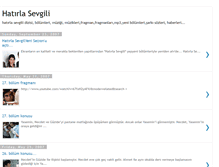 Tablet Screenshot of hatirlasevgilidizi.blogspot.com
