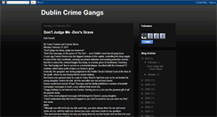Desktop Screenshot of dublinorganisedcrime1.blogspot.com