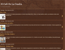 Tablet Screenshot of elcafedelacuadra.blogspot.com