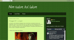 Desktop Screenshot of nemtudomhollakom.blogspot.com