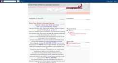 Desktop Screenshot of movefromstresstosuccessseminar.blogspot.com
