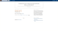 Desktop Screenshot of christianphotographer.blogspot.com