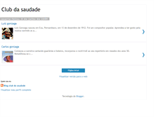 Tablet Screenshot of clubdasaudade.blogspot.com
