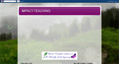 Desktop Screenshot of impact-teaching.blogspot.com