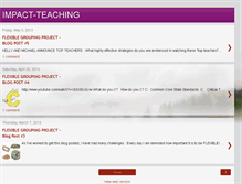 Tablet Screenshot of impact-teaching.blogspot.com