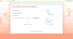 Desktop Screenshot of modnezamieszanie.blogspot.com