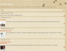 Tablet Screenshot of kathykaras.blogspot.com