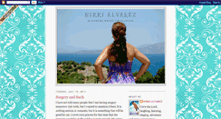 Desktop Screenshot of nikkialvarez.blogspot.com