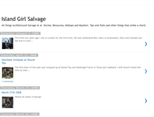 Tablet Screenshot of islandgirlsalvage.blogspot.com